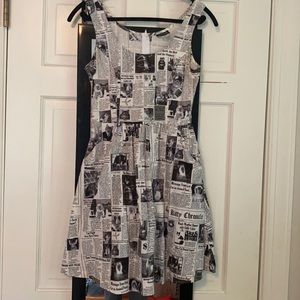 ModCloth patterned casual cat dress